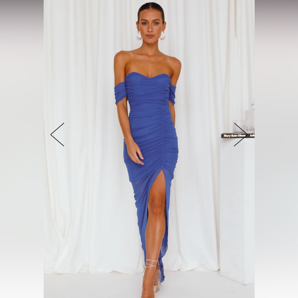 Jungle Queen Midi All Over Ruching Dress